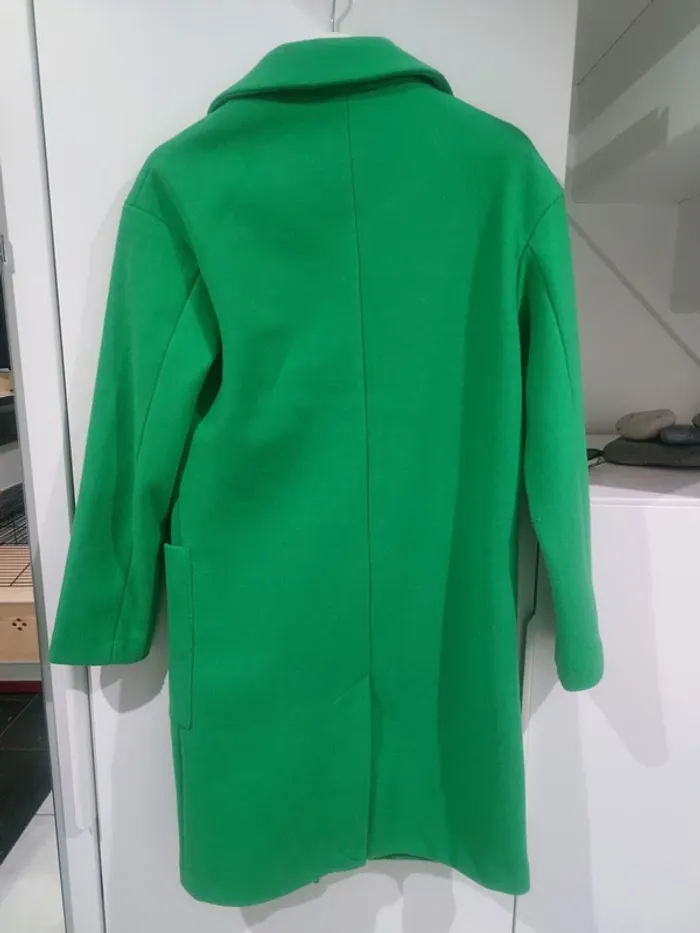 Manteau obersize vert - photo numéro 3