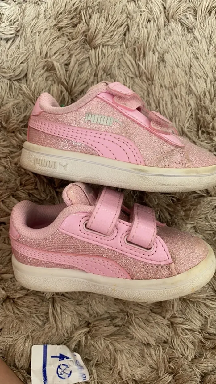 Baskets Nike fille rose irisé - photo numéro 3