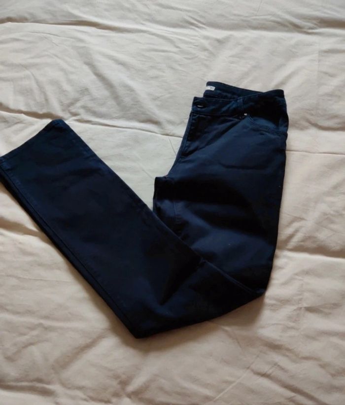 Pantalon bleu marine - photo numéro 3
