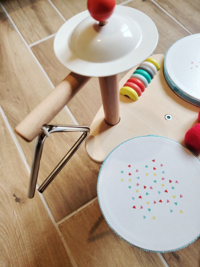 🥁Batterie en bois marque Vertbaudet - photo numéro 4