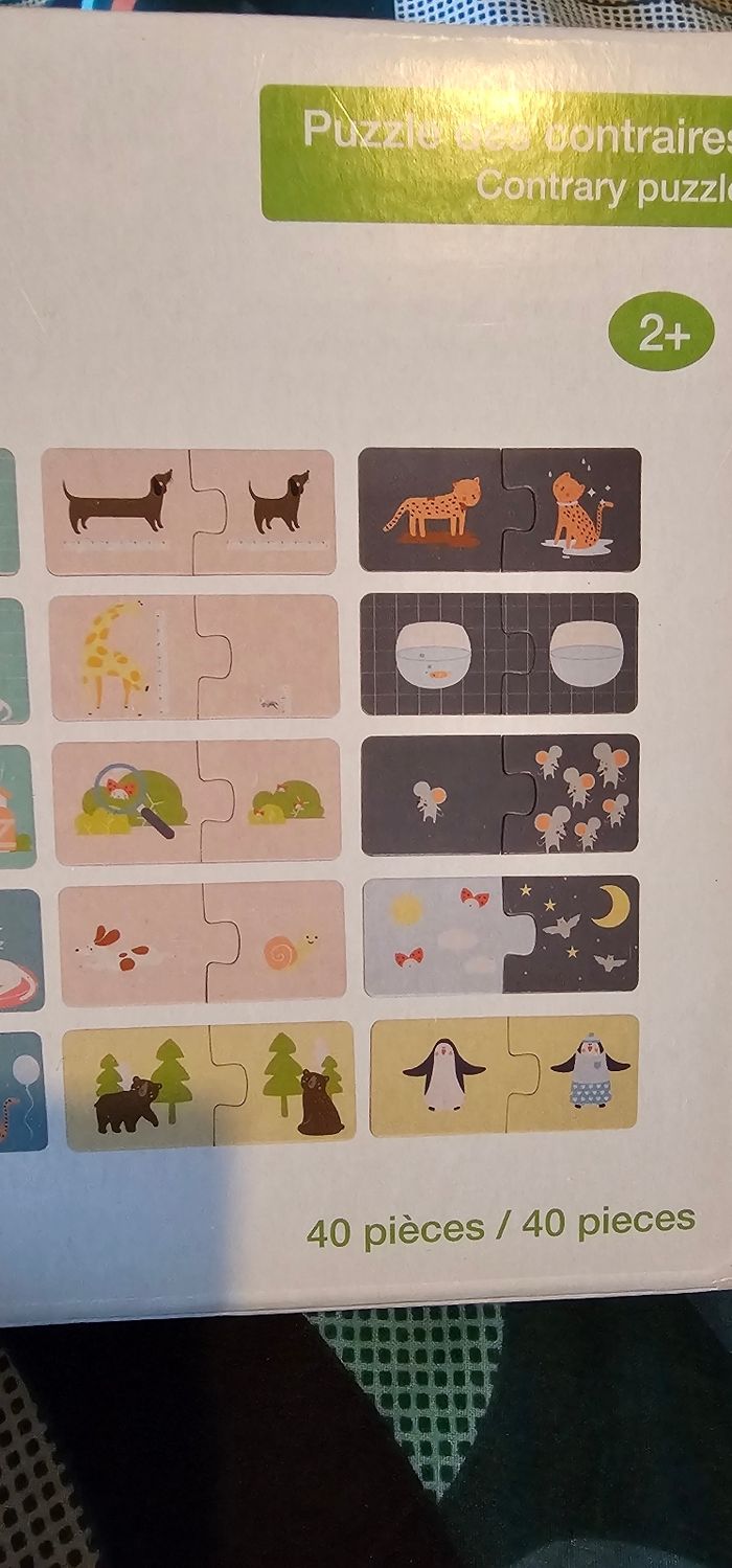 Puzzle des contraires Verbaudet neuf - photo numéro 3