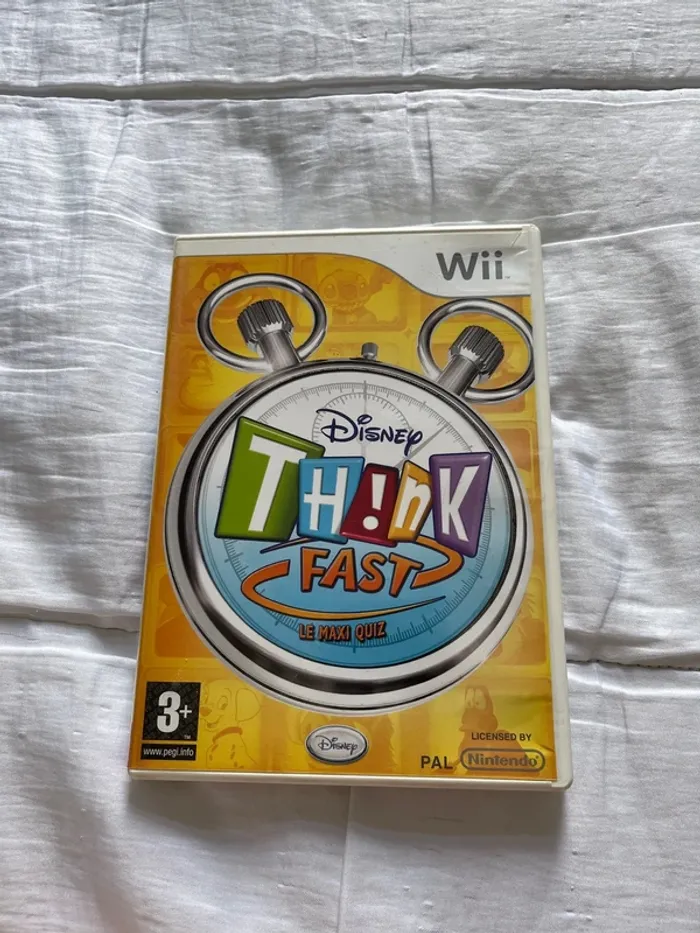 Jeu de Wii Disney think fast