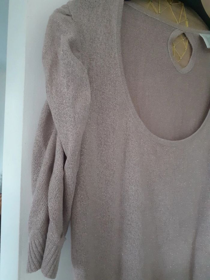 Pull fin pailleté camaïeu - photo numéro 5