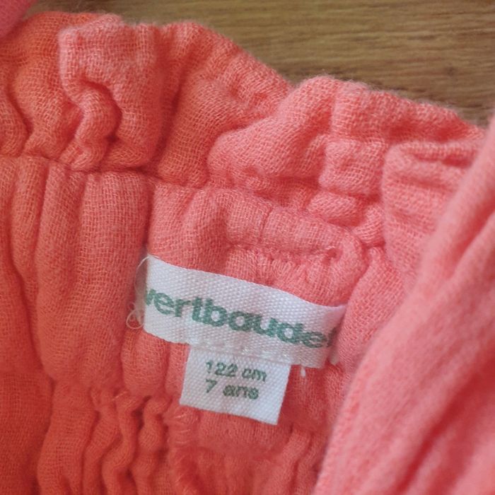 🩷 Jupe avec bretelles 7 ans Vertbaudet #emyfleury_7ansfille - photo numéro 5