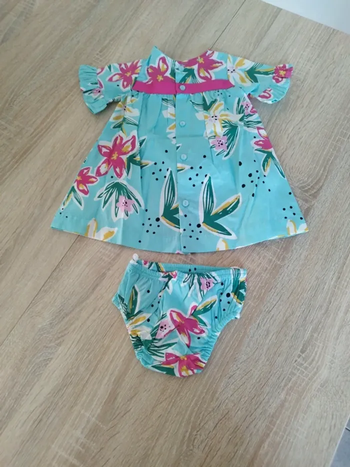 Robe d'été manches courtes bébé - photo numéro 8