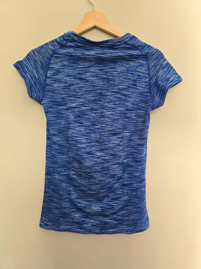 T-shirt sport femme Stedman bleu chiné Active Seamless taille S – Respirant et confortable - photo numéro 5