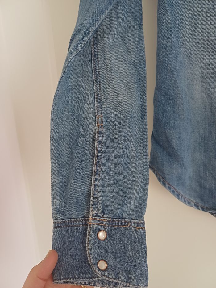 Chemise en jean h&m T34 - photo numéro 3