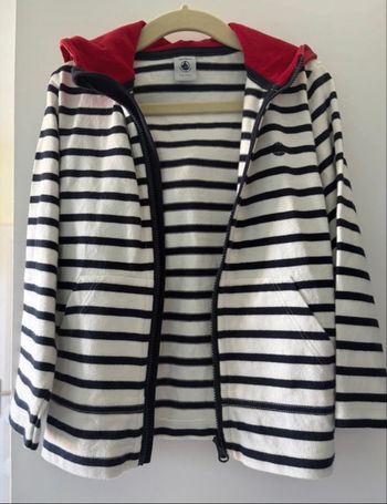 Veste gilet zip petit bateau neuve 