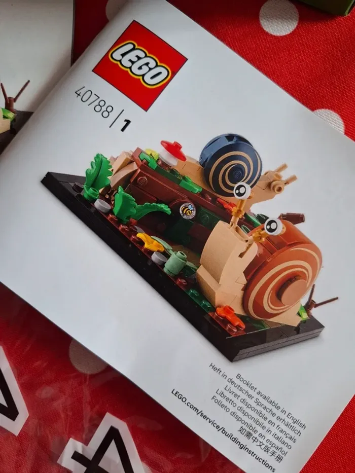 Lego ideas 40788 snail escargot boite vide notice - photo numéro 5