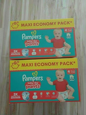 188 couches pampers pants taille 4