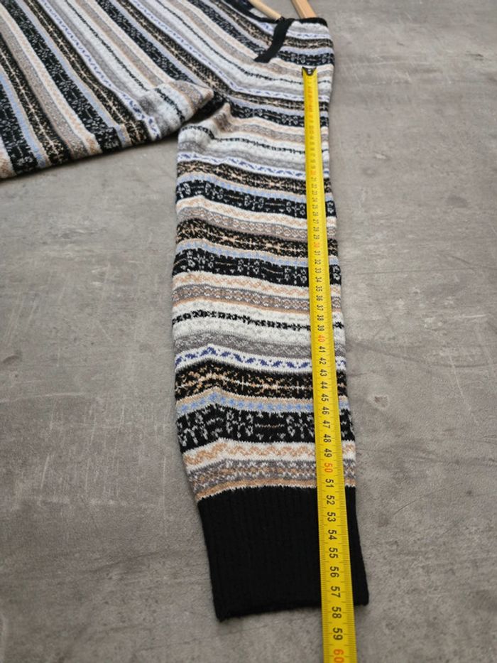 Pull Tommy Hilfiger rayé nordique XL / cosy tendance - photo numéro 8