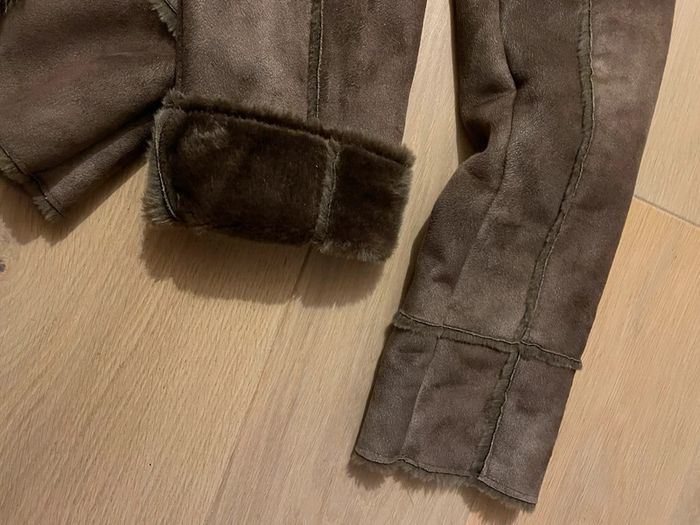 Veste faux cuir retourné - Promod - M - photo numéro 5