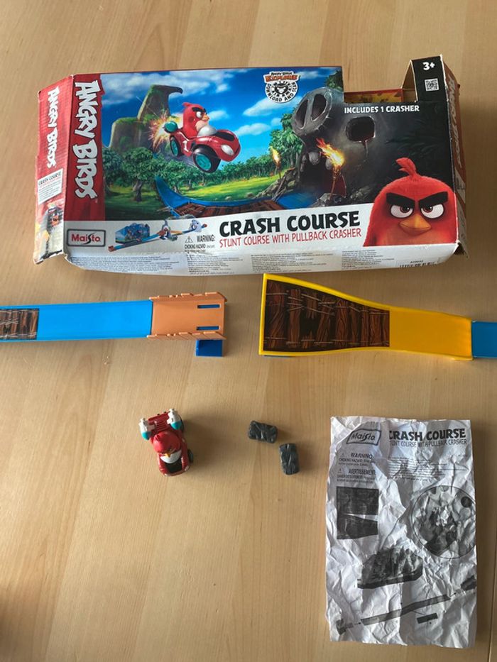 Jeu circuit voiture angry birds 2019 crash course mais to