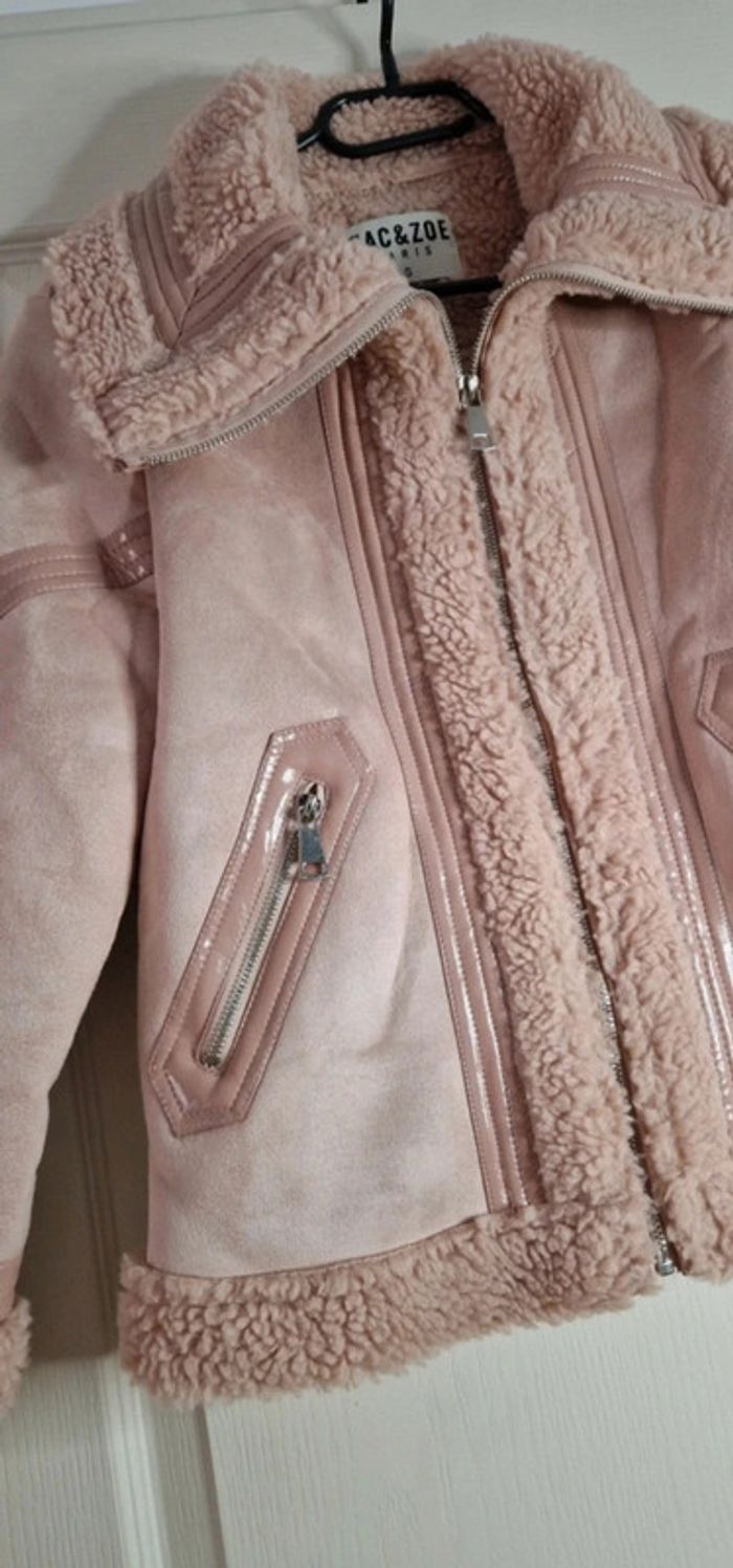 Veste Zac & Zoé moumoute rose - photo numéro 11