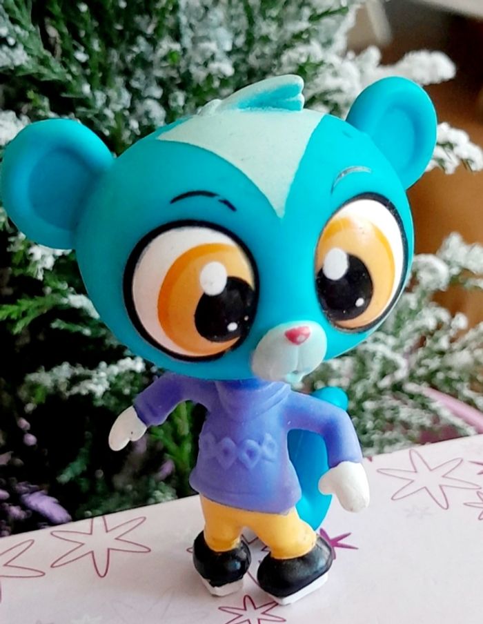 Figurine Littlest Pet Shop Mangouste bleue