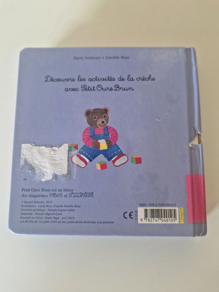 Livre petit ours brun - photo numéro 2