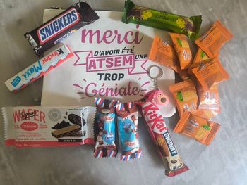 Une pochette merci ATSEM