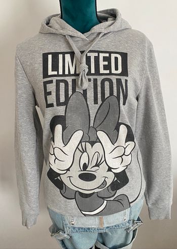 Pull Sweat Capuche Gris Disney Minnie
