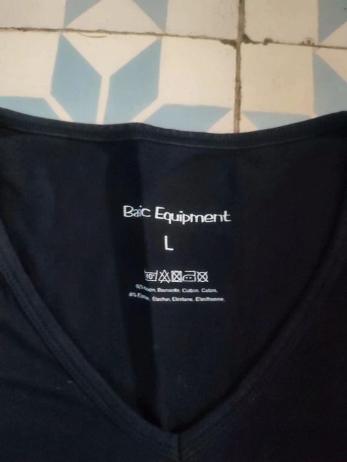 T shirt basic noir - photo numéro 2