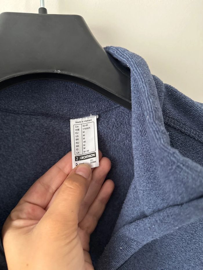 đ pull chaud homme - quechua bleu - taille M - trĂšs bon etat - photo numĂ©ro 4