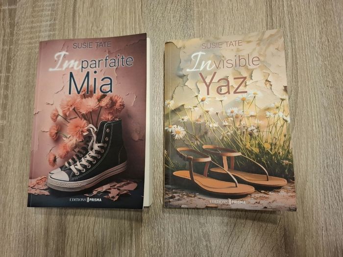 Lot de 2 livres : Imparfaite Mia et Invisible Yaz