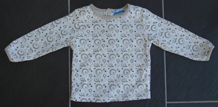 Tee shirt manches longues fille 12 mois