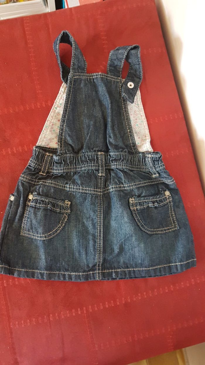 Robe en jeans Obaibi 6 mois bébé fille - photo numéro 3