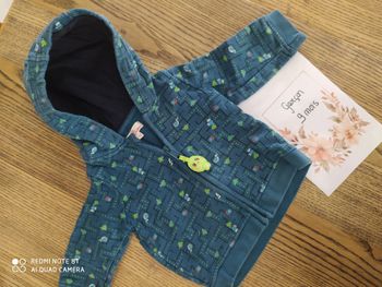 Gilet zippé DPAM 9 mois