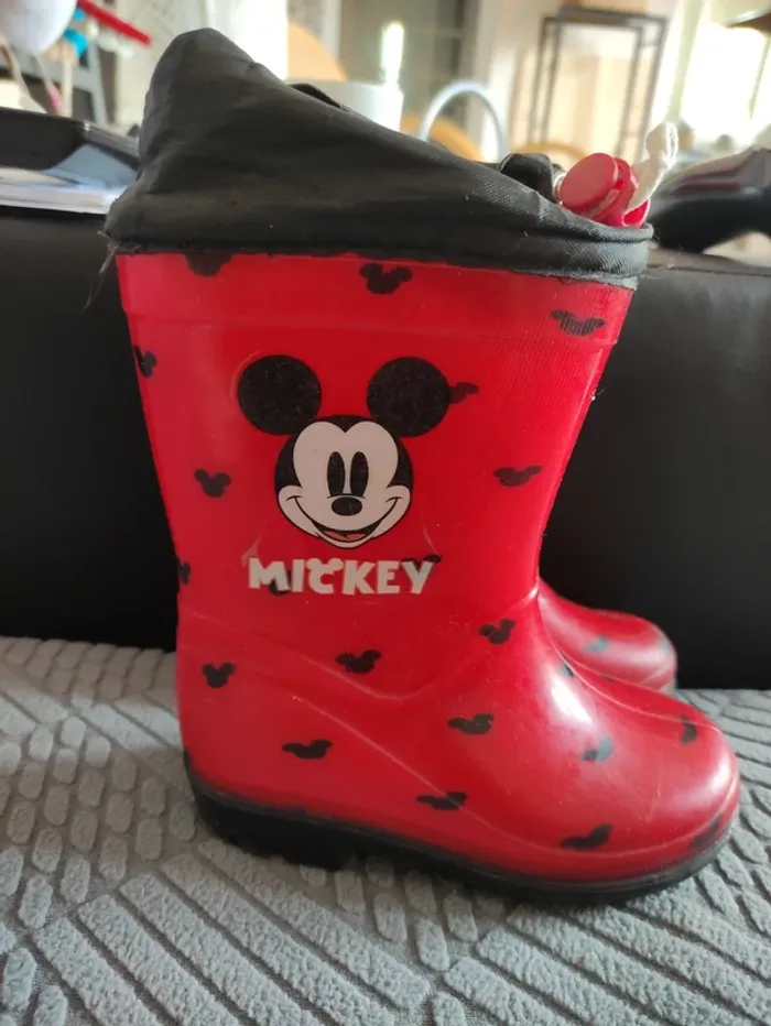 Bottes de pluie Mickey mouse - photo numéro 4