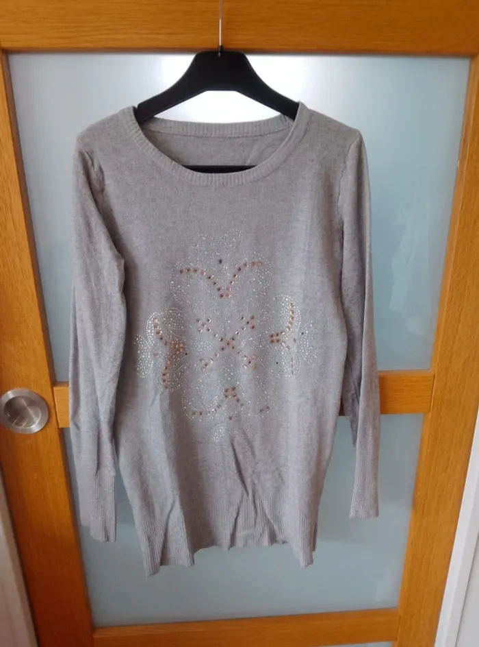 Robe pull manches longues - Fille 12 ans