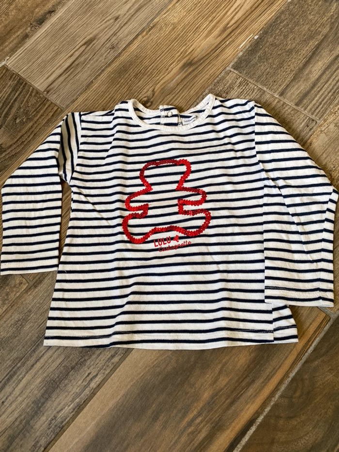 Ensemble Lulu Rouge fille 24 mois - photo numéro 2