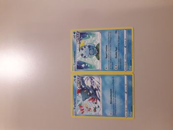 Farfuret + Larméléon lot de 2 cartes Pokémon neuves