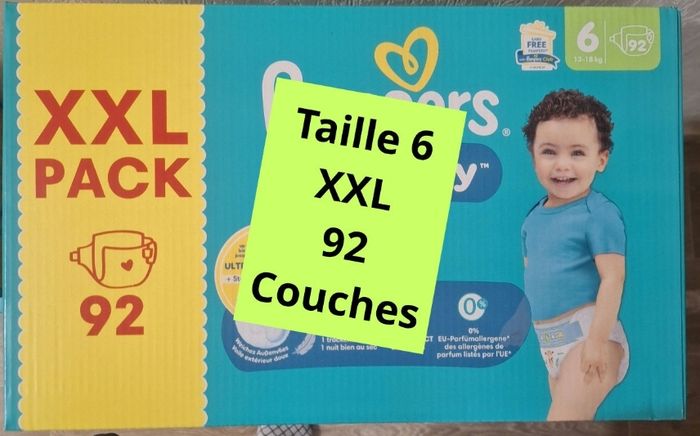 Pampers taille 6 xxl
