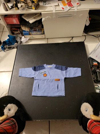 Tee-shirt violet et lilas 6M