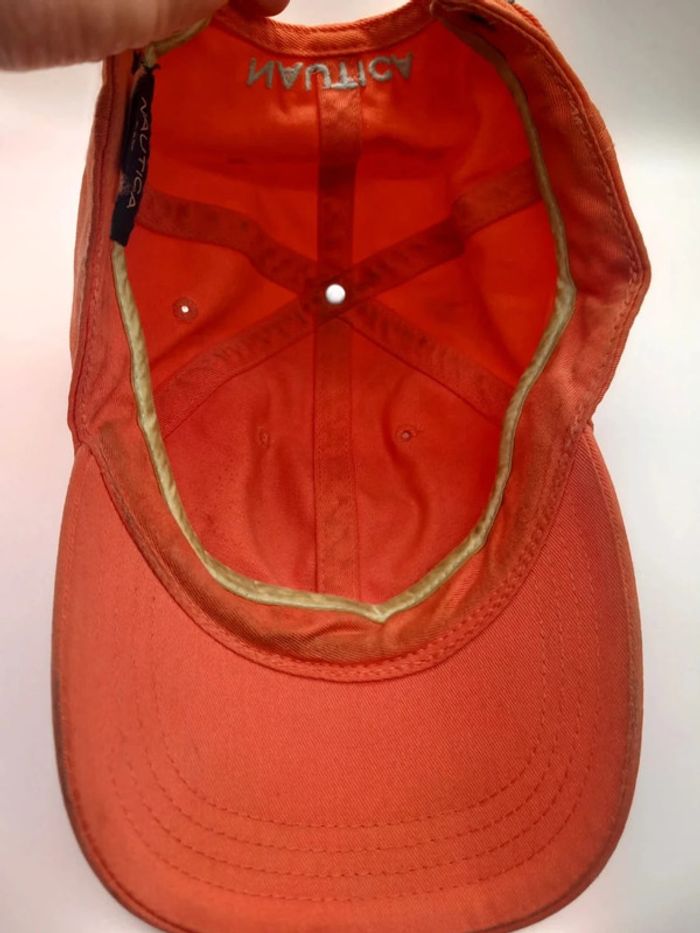 Casquette Vintage Orange Nautica - photo numéro 7