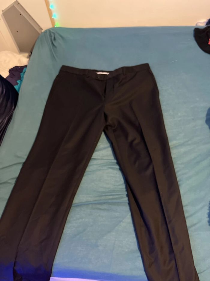 pantalon de costume noir xxl