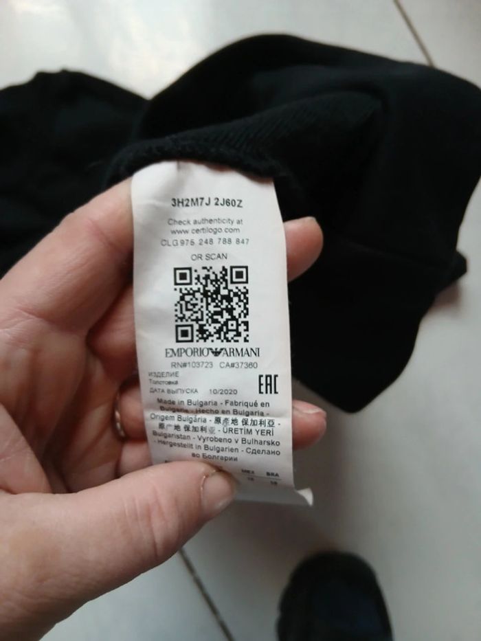 Pull emporio armani taille m - photo numéro 4