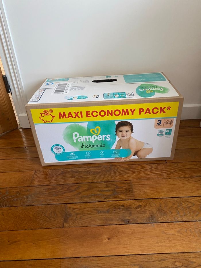 Couches Pampers harmonie taille 3 - photo numéro 3