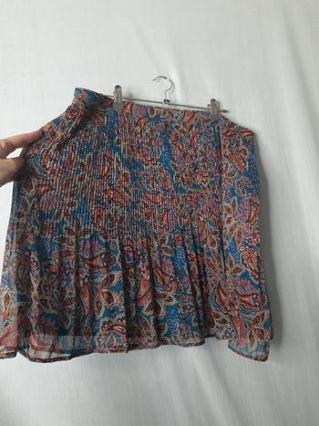 Jupe plissée camaieu