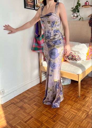 Robe longue à fleurs 