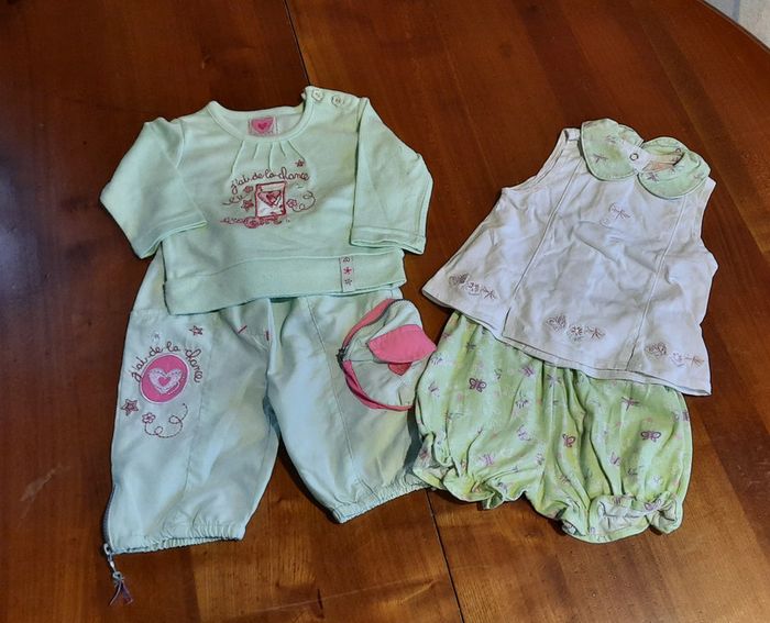 Lot de 13 vêtements pour fille 3 mois été, lot 2 - photo numéro 3