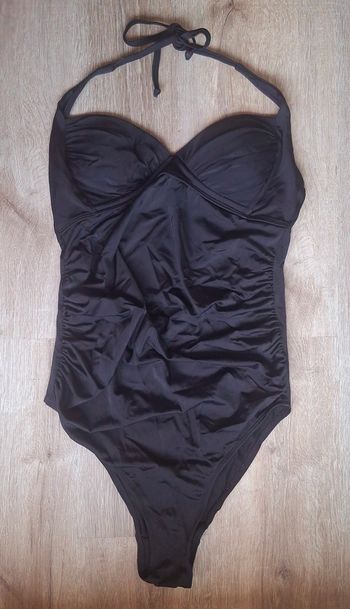 🩱MAILLOT de BAIN de Grossesse 1 pièce NOIR Taille 40 LA HALLE