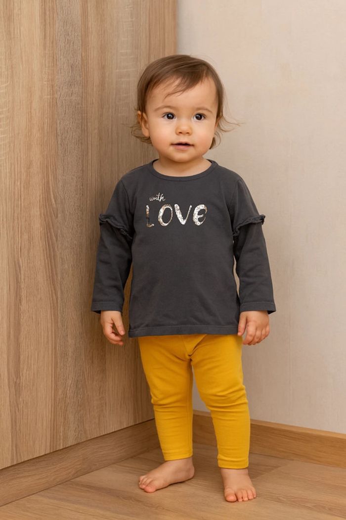 T-shirt gris TAO