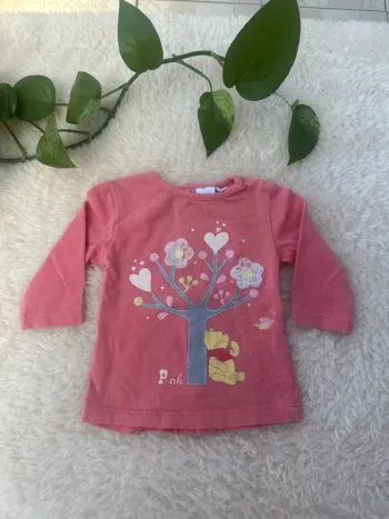 T-shirt manches longues Winnie motif arbre