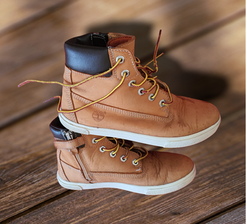 Bottes Timberland à lacets beiges Davis Square taille 34.5