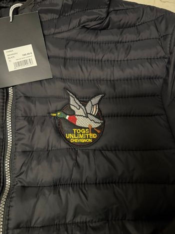 Doudoune noire XL chevignon - photo numéro 8