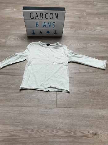 T-shirt manches longues 6 ans