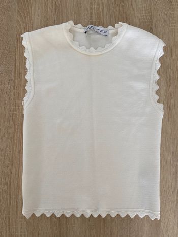 Crop top en maille Zara taille M
