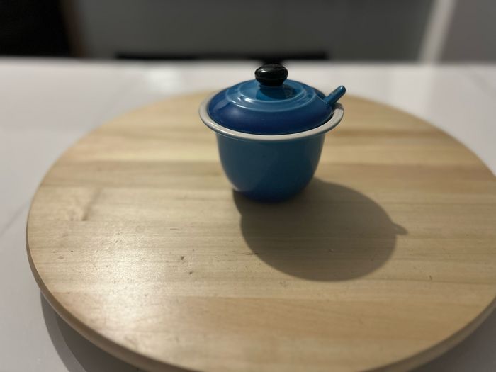 Contenant de présentation céramique bleu - photo numéro 7