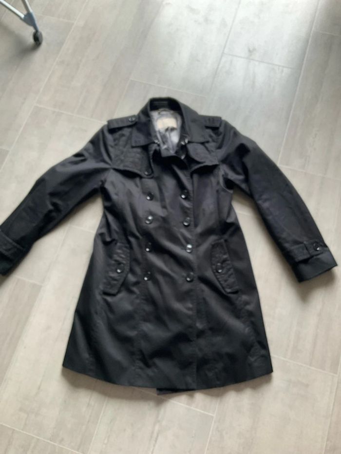 Imperméable noir cintré Banana Republic